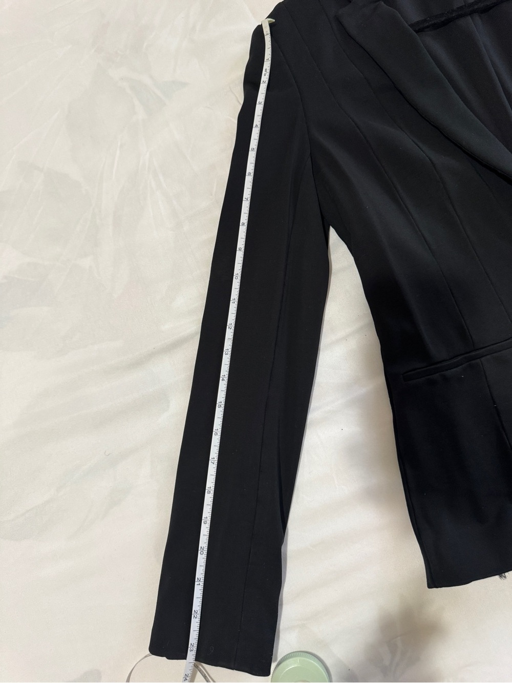 Ann Taylor Black Single-Button Tailored Blazer - Picture 8 of 12